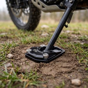Motorfiets zijstandaard parkeerplaat | BIKEPAD